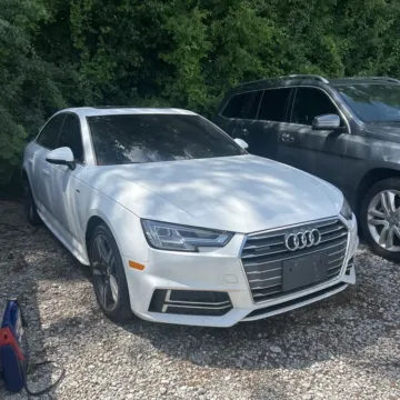 White 2017 Audi A4 2.0T Premium Plus quattro for sale in Indianapolis, IN