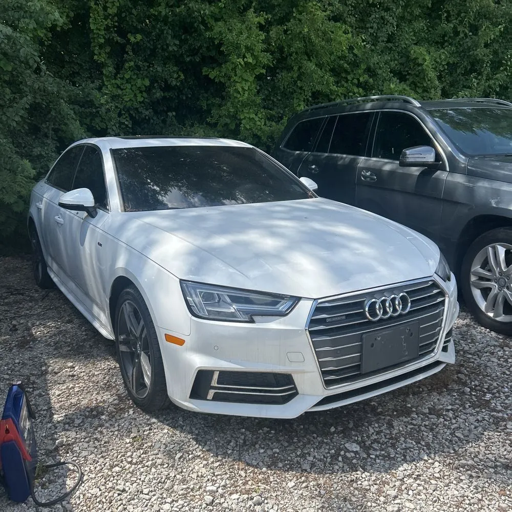 White 2017 Audi A4 2.0T Premium Plus quattro for sale in Indianapolis, IN