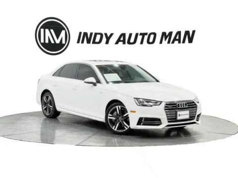 White 2017 Audi A4 2.0T Premium Plus quattro for sale in Indianapolis, IN