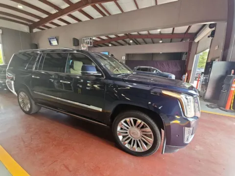 Blue 2018 Cadillac Escalade ESV Platinum Edition for sale in Indianapolis, IN
