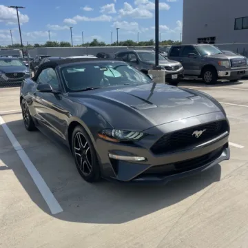 Gray 2018 Ford Mustang EcoBoost Premium for sale in Indianapolis, IN