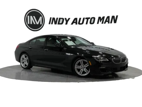 Black 2018 BMW 6 Series 640i xDrive Gran Coupe for sale in Indianapolis, IN