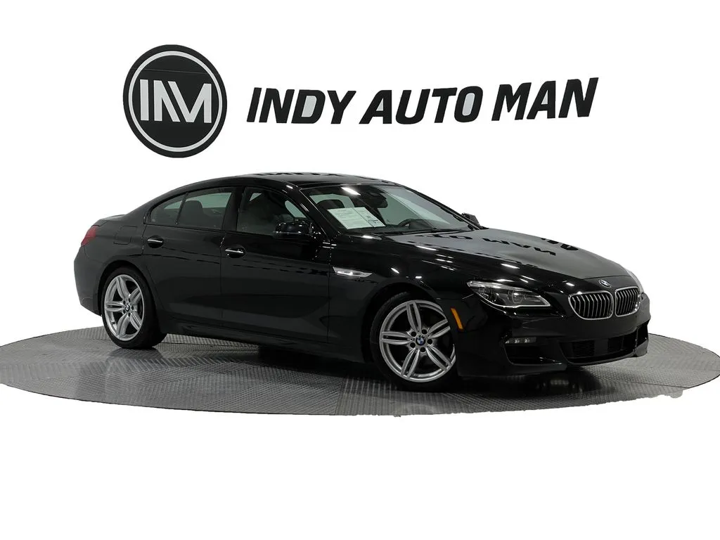 Black 2018 BMW 6 Series 640i xDrive Gran Coupe for sale in Indianapolis, IN