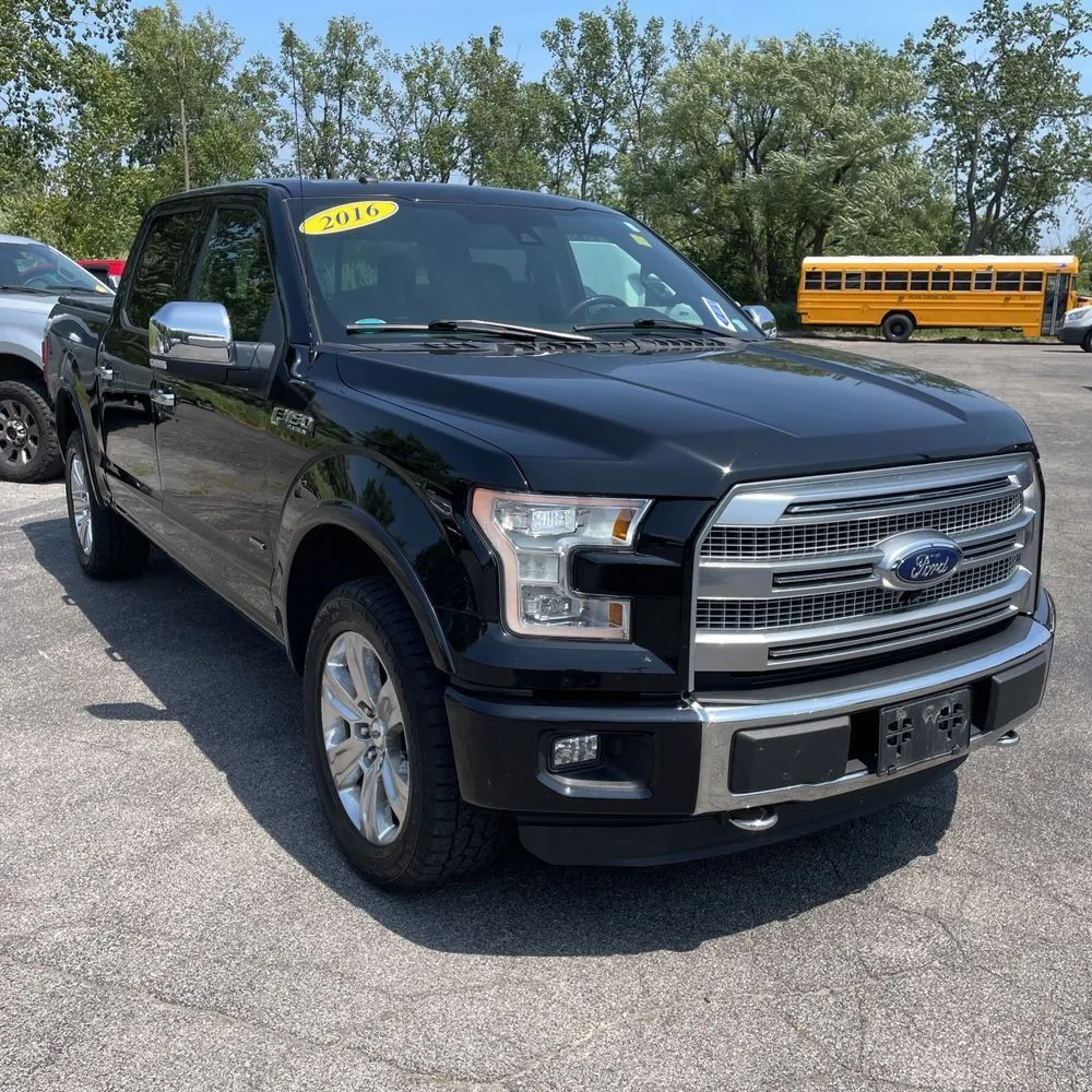 Black 2016 Ford F-150 Platinum for sale in Indianapolis, IN