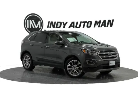 Gray 2018 Ford Edge Titanium for sale in Indianapolis, IN