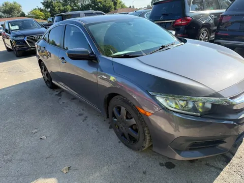 Gray 2016 Honda Civic LX for sale in Indianapolis, IN