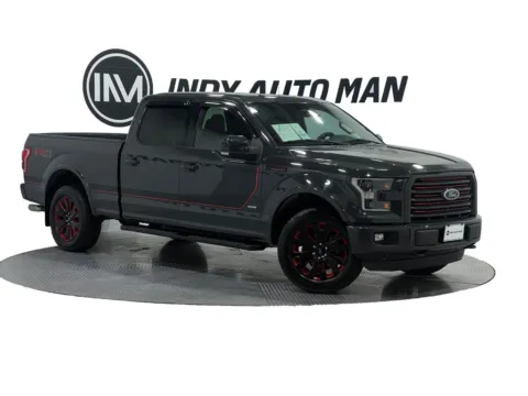 Gray 2016 Ford F-150 Lariat for sale in Indianapolis, IN