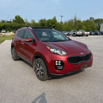 Red 2017 Kia Sportage SX for sale in Indianapolis, IN