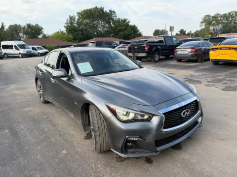 Gray 2018 INFINITI Q50 Sport for sale in Indianapolis, IN