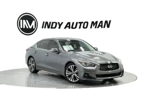 Gray 2018 INFINITI Q50 Sport for sale in Indianapolis, IN