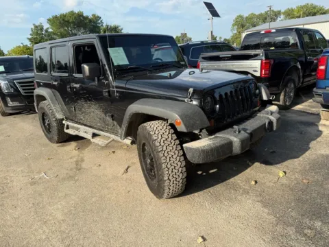 Black 2011 Jeep Wrangler Unlimited Rubicon for sale in Indianapolis, IN