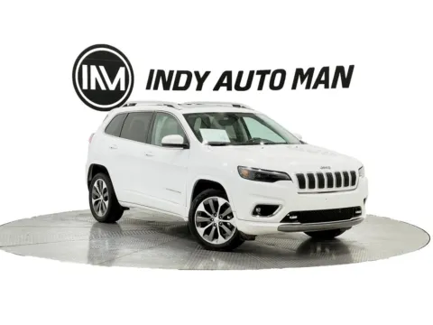 White 2019 Jeep Cherokee Overland for sale in Indianapolis, IN