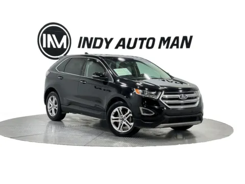 Black 2018 Ford Edge Titanium for sale in Indianapolis, IN