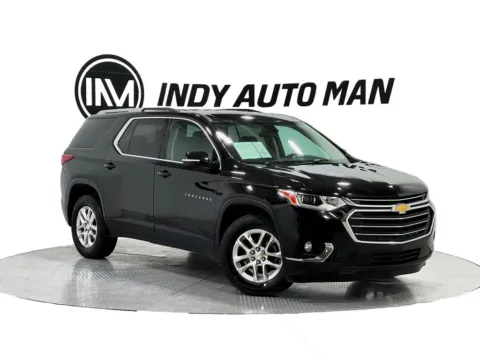 Black 2018 Chevrolet Traverse LT Cloth w/1LT for sale in Indianapolis, IN