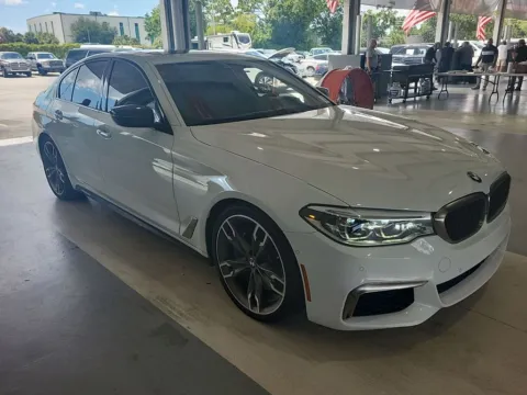 White 2018 BMW 5 Series M550i xDrive for sale in Indianapolis, IN