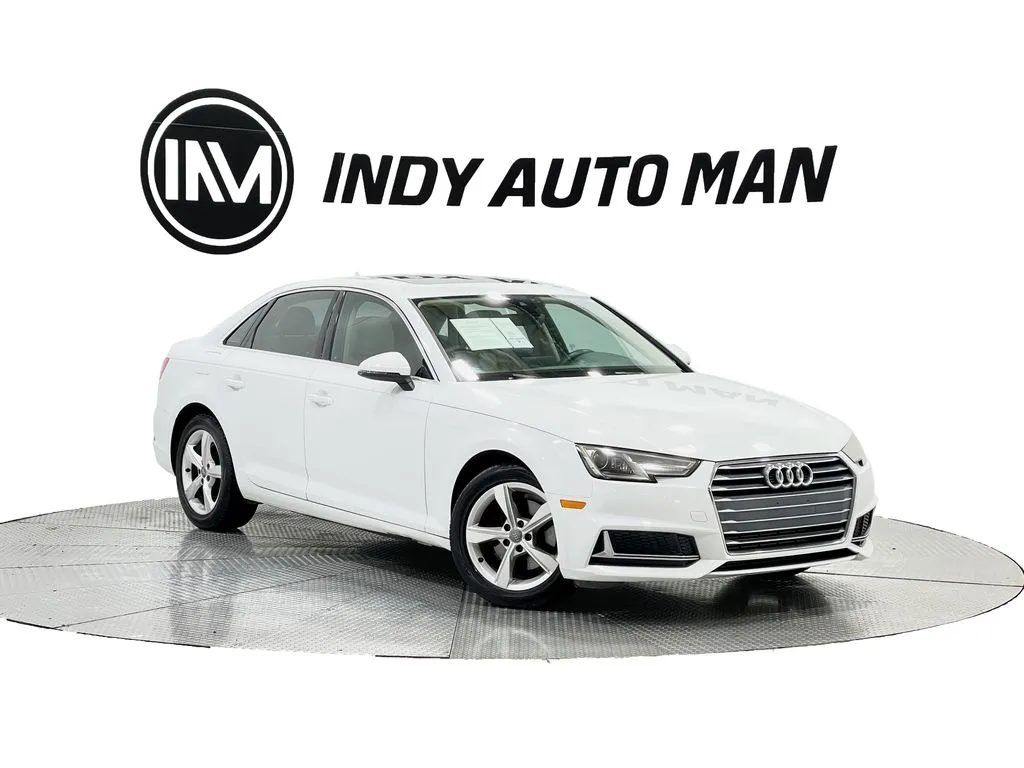 White 2019 Audi A4 2.0T Premium for sale in Indianapolis, IN