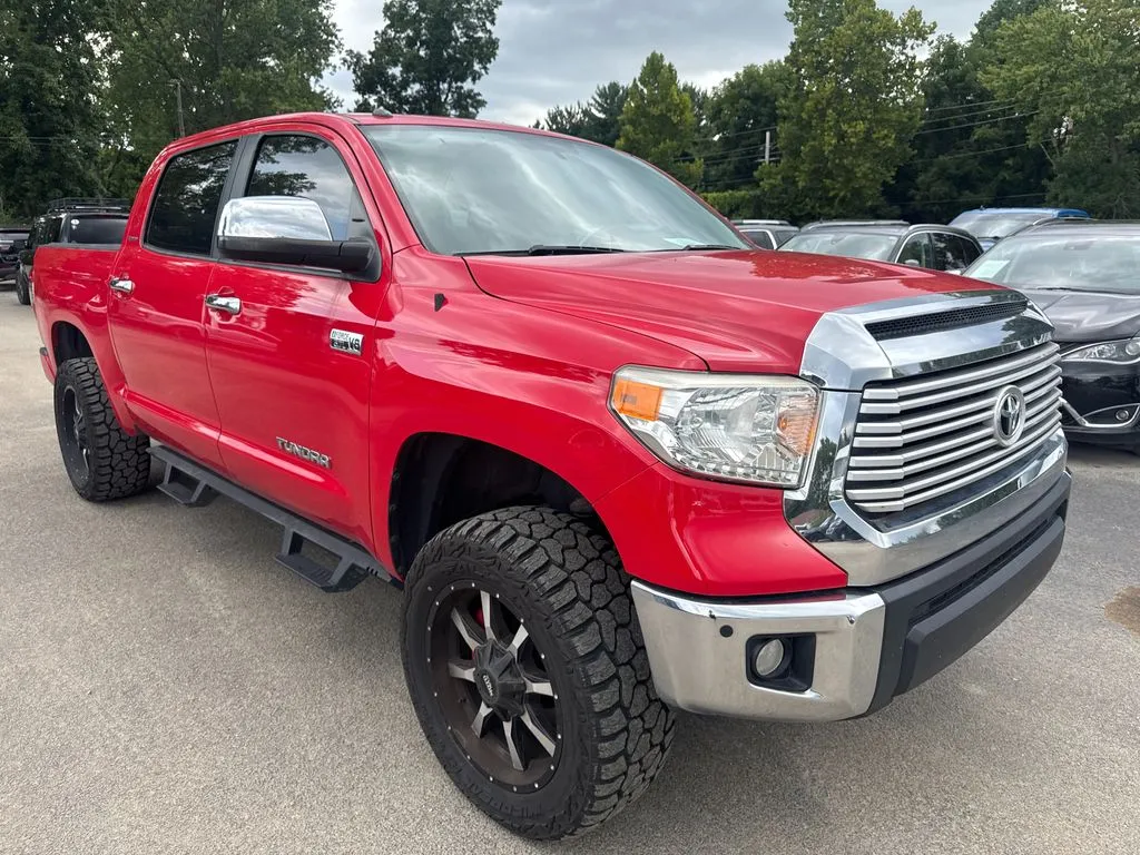 Red 2014 Toyota Tundra Limited CrewMax for sale in Indianapolis, IN
