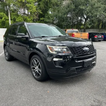 Black 2019 Ford Explorer Sport for sale in Indianapolis, IN