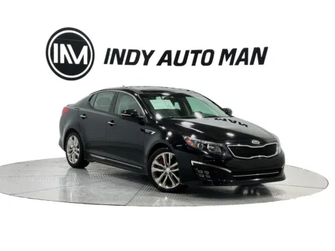 Black 2015 Kia Optima SXL Turbo for sale in Indianapolis, IN