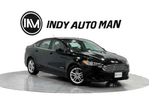Black 2018 Ford Fusion Hybrid S for sale in Indianapolis, IN