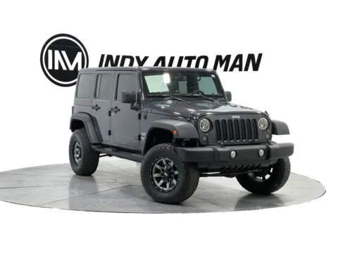 Gray 2017 Jeep Wrangler Unlimited Sport for sale in Indianapolis, IN