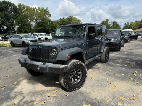 Another view of 2017 Jeep Wrangler Unlimited Sport for sale in Indianapolis, IN at Indy Auto Man