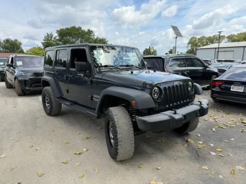 Gray 2017 Jeep Wrangler Unlimited Sport for sale in Indianapolis, IN