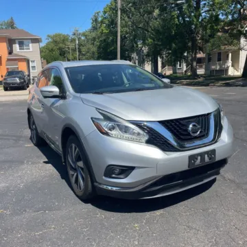 Silver 2017 Nissan Murano Platinum for sale in Indianapolis, IN