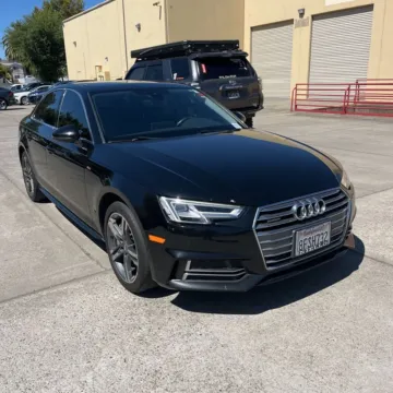 Black 2018 Audi A4 2.0T Premium Plus quattro for sale in Indianapolis, IN