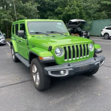 Green 2018 Jeep Wrangler Unlimited Sahara for sale in Indianapolis, IN
