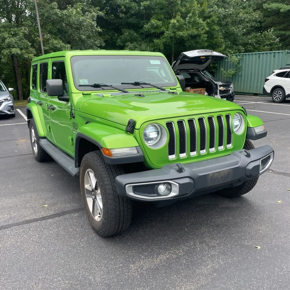 Green 2018 Jeep Wrangler Unlimited Sahara for sale in Indianapolis, IN