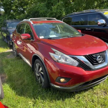 Red 2018 Nissan Murano Platinum for sale in Indianapolis, IN