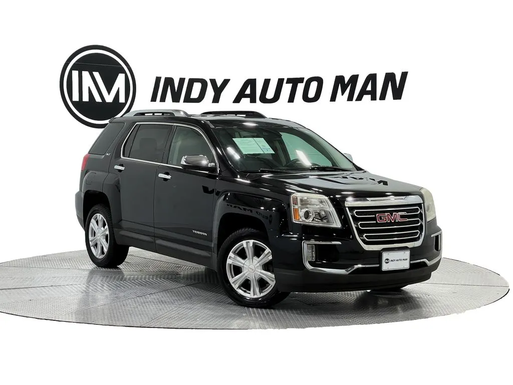 Black 2017 GMC Terrain SLT for sale in Indianapolis, IN