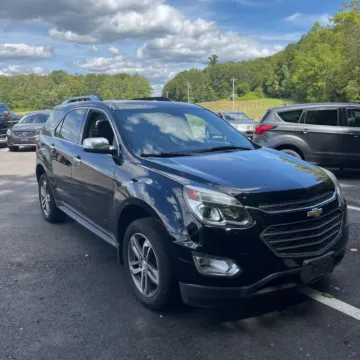 Black 2017 Chevrolet Equinox Premier for sale in Indianapolis, IN