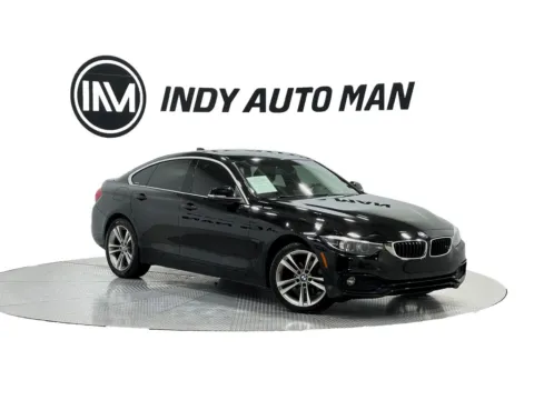 Black 2018 BMW 4 Series 430i Gran Coupe for sale in Indianapolis, IN