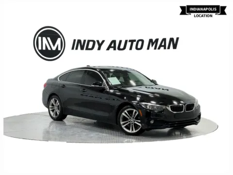 Black 2018 BMW 4 Series 430i Gran Coupe for sale in Indianapolis, IN