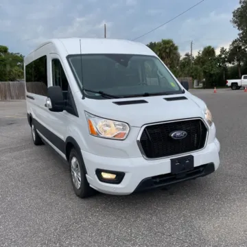 White 2021 Ford Transit-350 XLT for sale in Indianapolis, IN