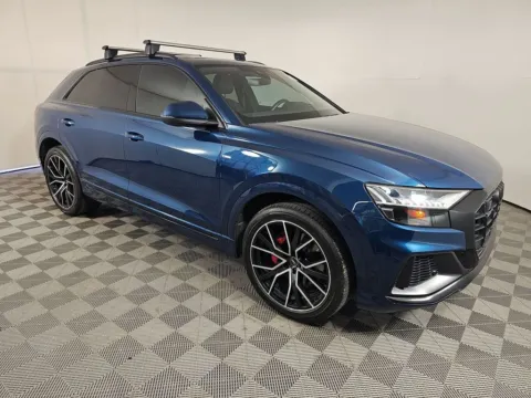 Blue 2022 Audi Q8 55 Premium Plus quattro for sale in Indianapolis, IN