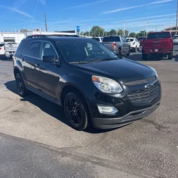 Black 2017 Chevrolet Equinox LT for sale in Indianapolis, IN