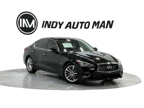 Black 2019 INFINITI Q50 3.0t LUXE for sale in Indianapolis, IN