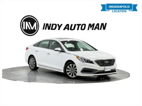 White 2017 Hyundai Sonata Sport for sale in Indianapolis, IN