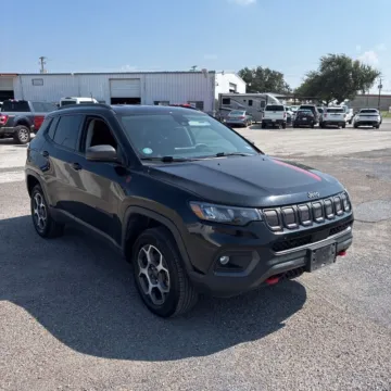 Black 2022 Jeep Compass Trailhawk for sale in Indianapolis, IN