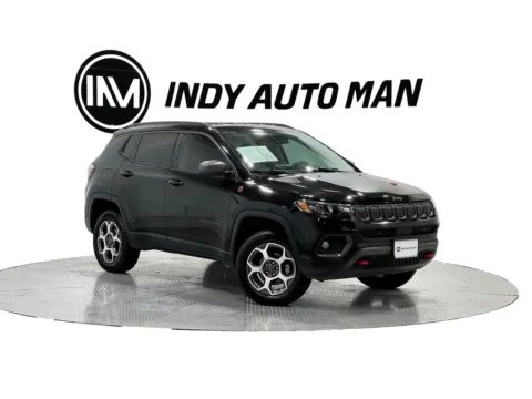 Black 2022 Jeep Compass Trailhawk for sale in Indianapolis, IN