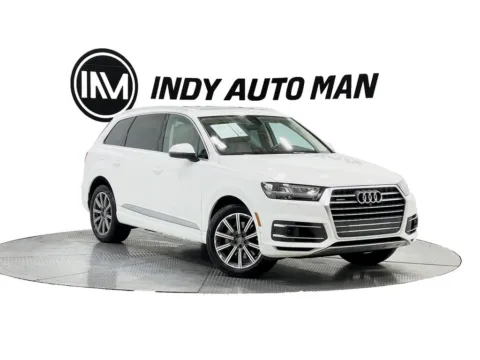 White 2019 Audi Q7 55 Premium Plus quattro for sale in Indianapolis, IN