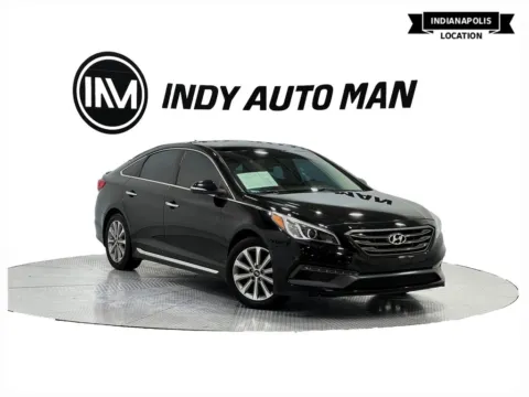 Black 2017 Hyundai Sonata Limited for sale in Indianapolis, IN