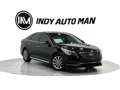 Black 2017 Hyundai Sonata Limited for sale in Indianapolis, IN