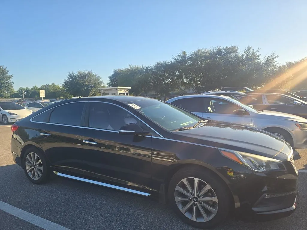 Black 2017 Hyundai Sonata Limited for sale in Indianapolis, IN