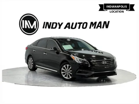 Black 2017 Hyundai Sonata Limited for sale in Indianapolis, IN