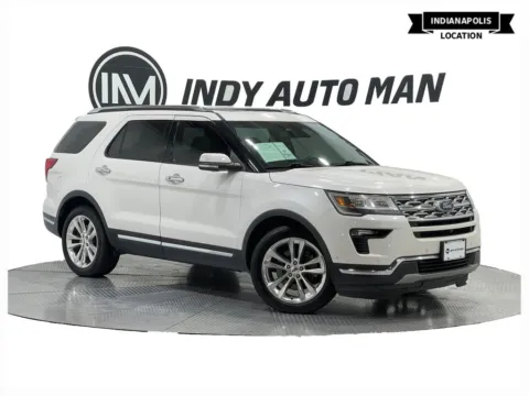 White 2018 Ford Explorer Limited for sale in Indianapolis, IN