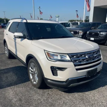 White 2018 Ford Explorer Limited for sale in Indianapolis, IN